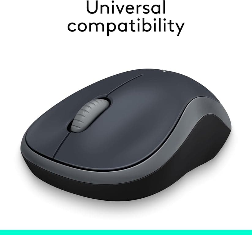 Mouse1 Inalámbrico Logitech M185, 2.4GHz con Mini Receptor USB, 12 Meses de Duración de Batería, Seguimiento Óptico de 1000 DPI, Ambidiestro PC/Mac/Laptop - Gris Rápido - imagen 6