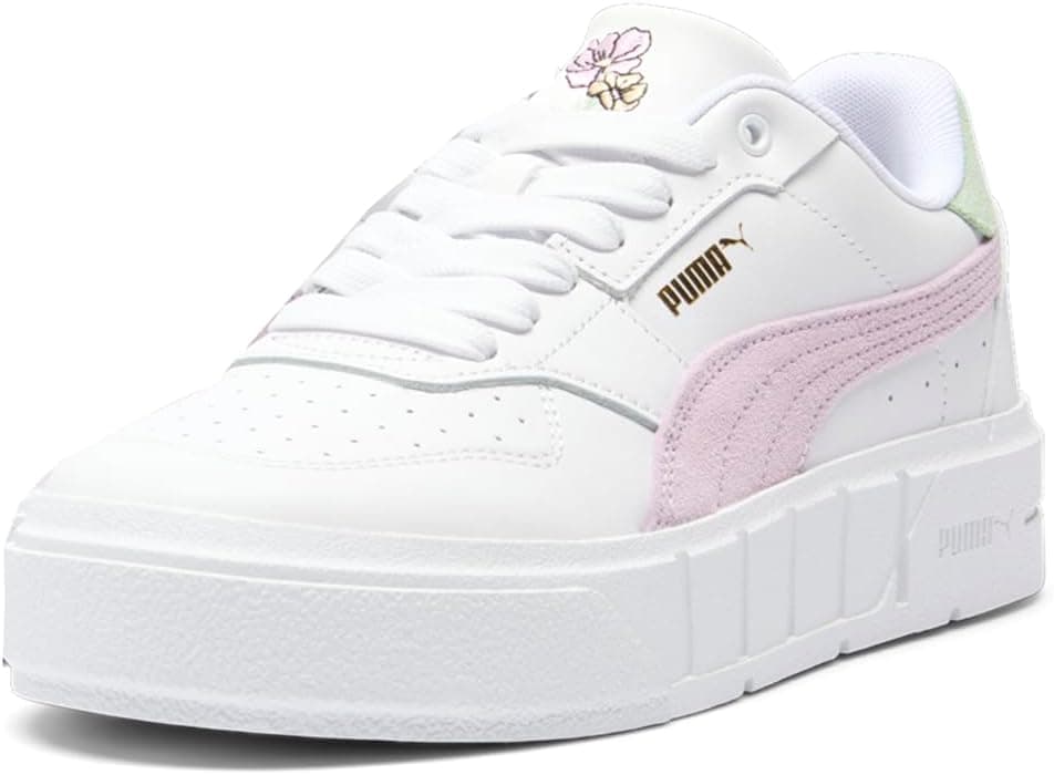Zapatillas casual PUMA Cali Court New Bloom perforadas con plataforma para mujer - vista alternativa